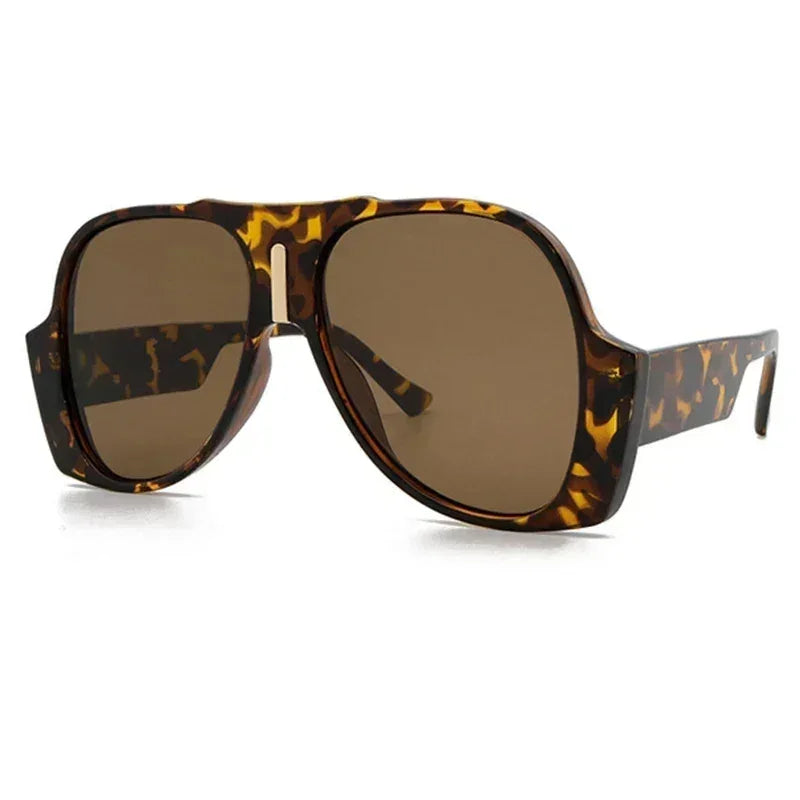 Gradient Oversized Pilot Sunglasses