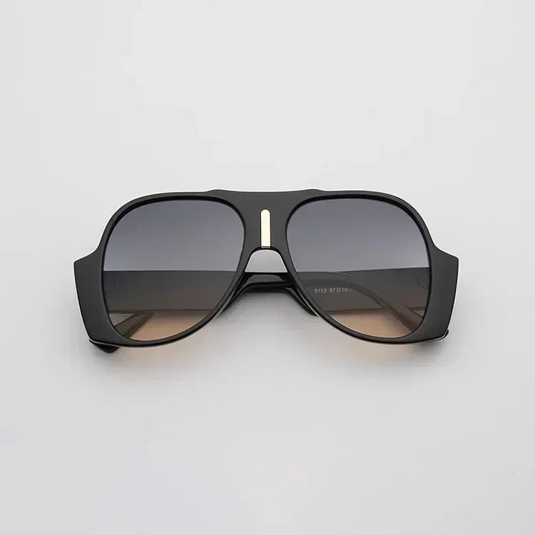 Gradient Oversized Pilot Sunglasses