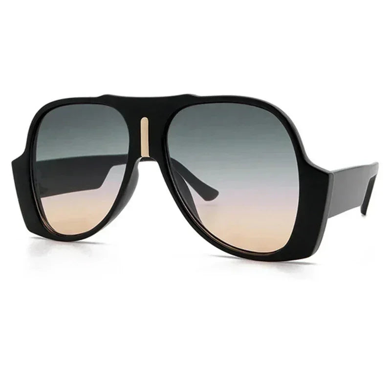 Gradient Oversized Pilot Sunglasses