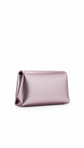 Platinum Mist Metallic Clutch Bag